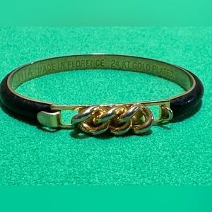 Vintage Vita 24kt Gold Plated Bangle